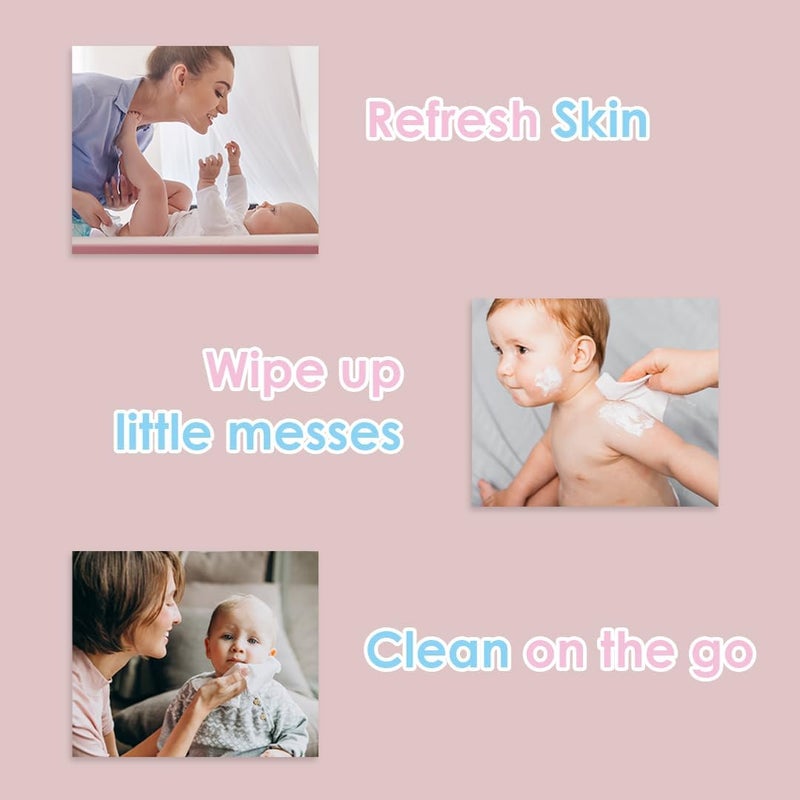 Cool & Cool Baby Wipes - Alcohol Free & Ultra Soft - Image 5